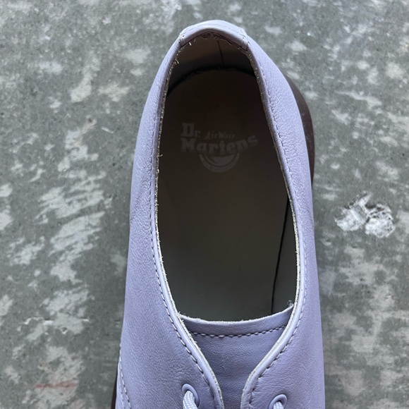 Doc Martens 3 Eyed Oxfords Leather Shoes Lavender 23722 Unisex Size 6 UK / 8 US - Picture 6 of 7